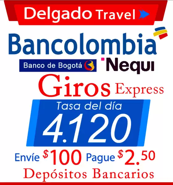 Catálogo Banco Delbank en Esmeraldas | Giros Express  | 2025-07-31T00:00:00.000Z - 2025-07-31T00:00:00.000Z