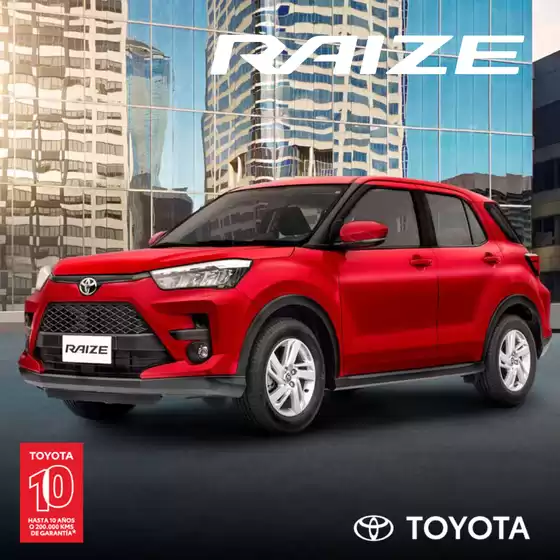 Catálogo Toyota en Otavalo | Toyota Raize | 2025-08-01T00:00:00.000Z - 2026-08-01T00:00:00.000Z
