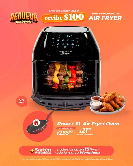 Renueva tu air fryer 