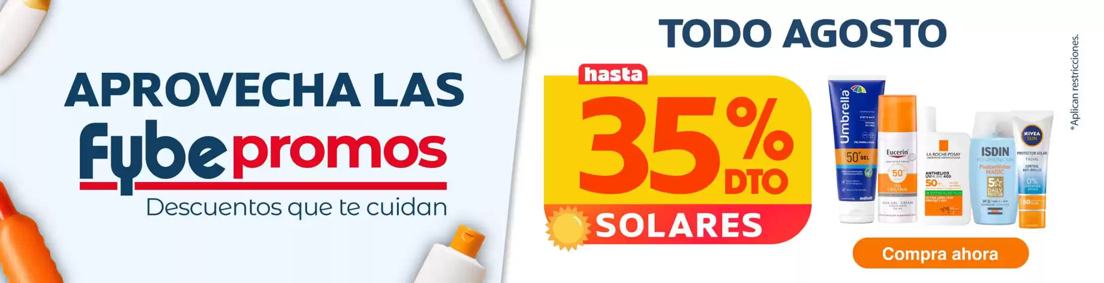 Catálogo Fybeca en Alausí | Hasta 35% dto solares | 2025-08-04T00:00:00.000Z - 2025-08-31T00:00:00.000Z