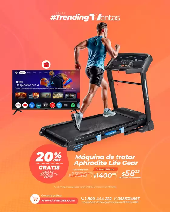 Catálogo TVentas en Gonzanamá | Ofertas y gangas exclusivas | 2025-08-04T00:00:00.000Z - 2025-08-10T00:00:00.000Z