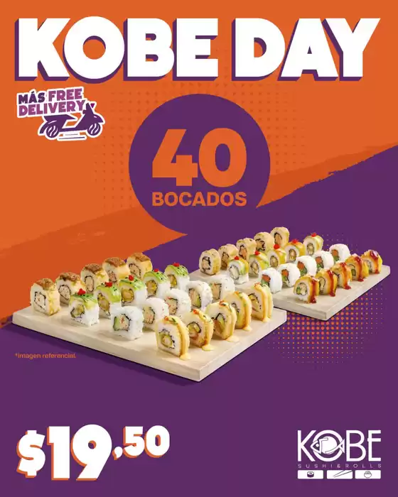 Catálogo Kobe Sushi Express en Macas | Kobe Day  | 2025-08-05T00:00:00.000Z - 2025-08-30T00:00:00.000Z