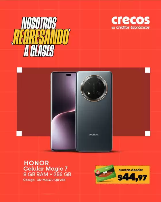 Catálogo Crecos en Puerto López | Nosotros refresando a clases  | 2025-08-07T00:00:00.000Z - 2025-08-10T00:00:00.000Z