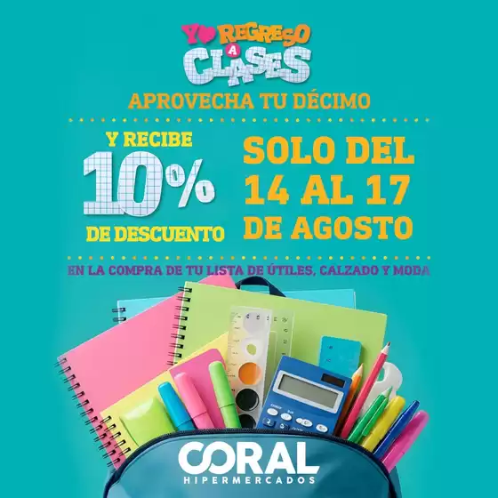 Catálogo Coral Hipermercados en Puerto López | Aprovecha tu decimo  | 2025-08-14T00:00:00.000Z - 2025-08-17T00:00:00.000Z