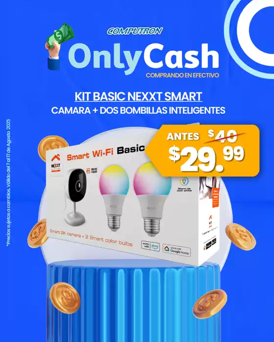 Catálogo Computron en Muisne | Kit Basic Nexxt Smart  | 2025-08-07T00:00:00.000Z - 2025-08-17T00:00:00.000Z