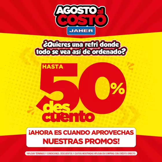 Catálogo Jaher en Muisne | Hasta 50%descuento  | 2025-08-01T00:00:00.000Z - 2025-08-31T00:00:00.000Z