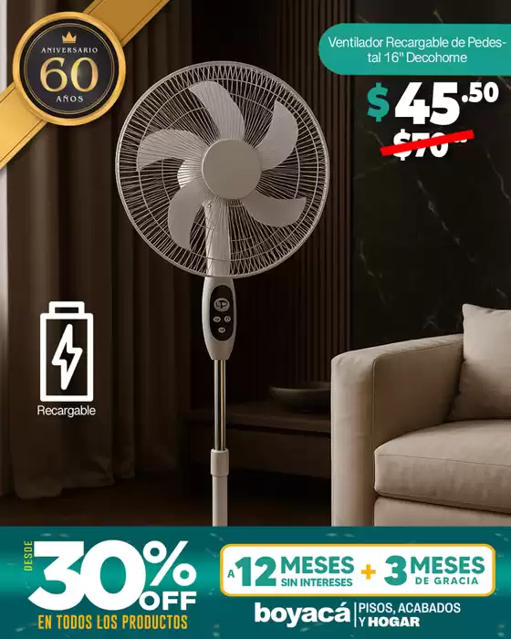 Ventilador Recargable 