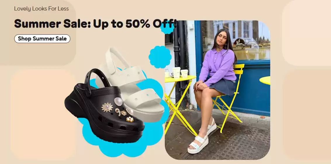 Summer sale 50%off 