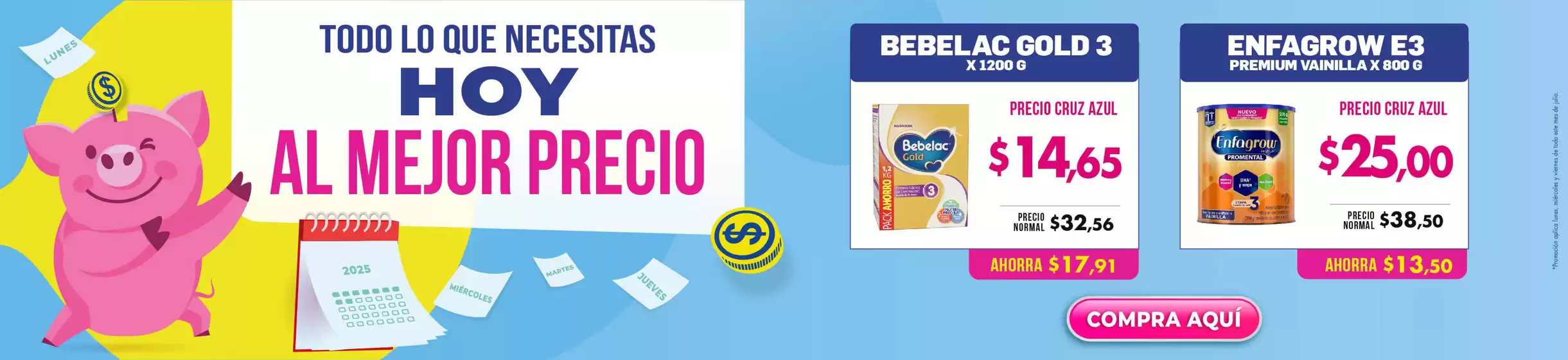 Todo lo que necesitas hoy al mejor precio!