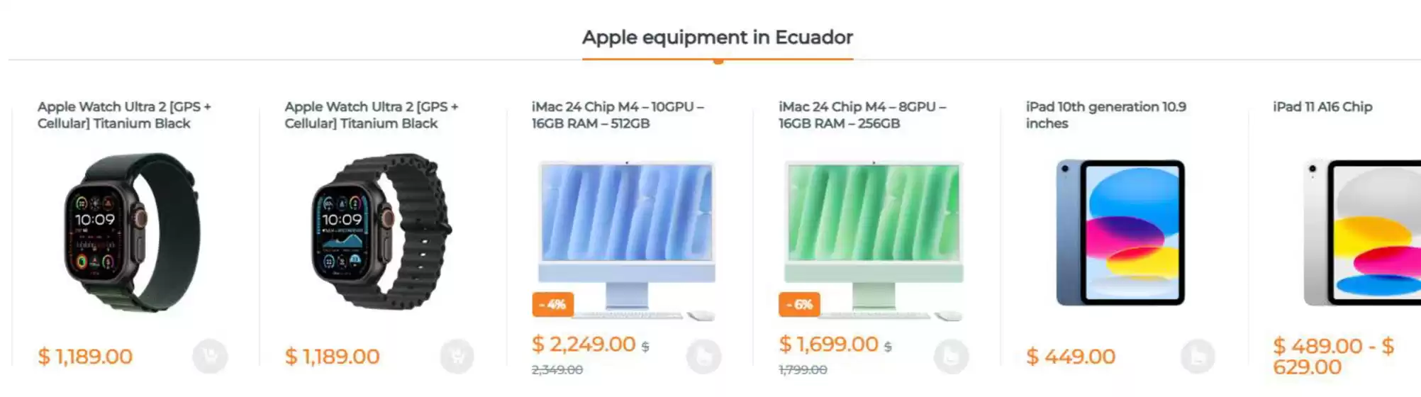 Apple equipment!