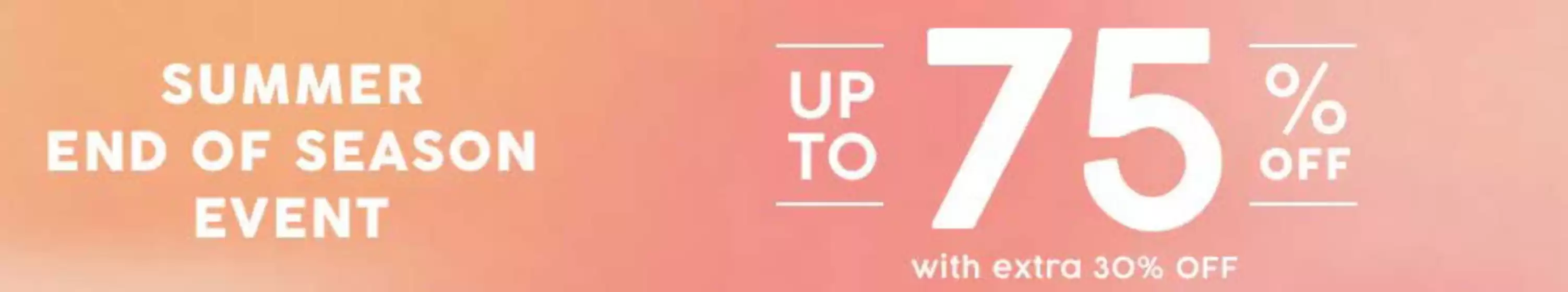 Summer end of season event 