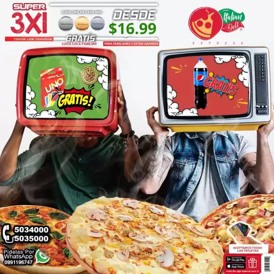 Super 3X1 desde $16.99
