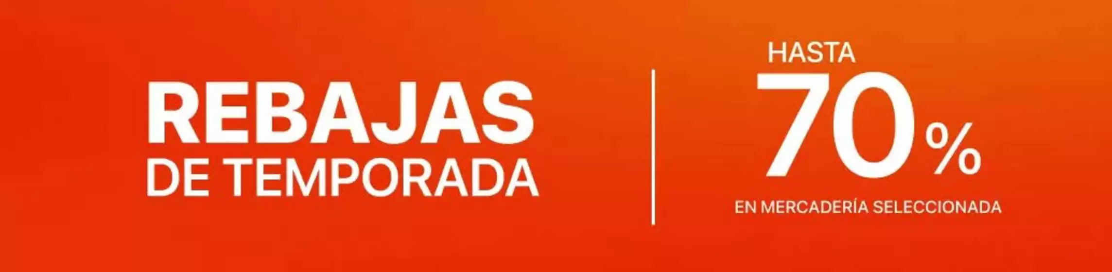 Rebajas De temporada 