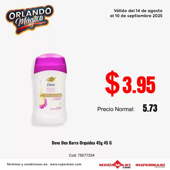 Catálogo Supermaxi en Coca | Orlando magico | 2025-08-14T00:00:00.000Z - 2025-09-10T00:00:00.000Z