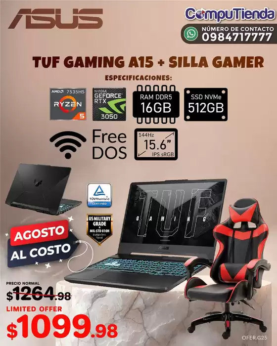 Catálogo CompuTienda en Quito | Laptops con regalos incluidos | 2025-08-15T00:00:00.000Z - 2025-08-23T00:00:00.000Z