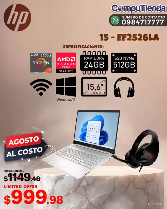 Laptops con regalos incluidos