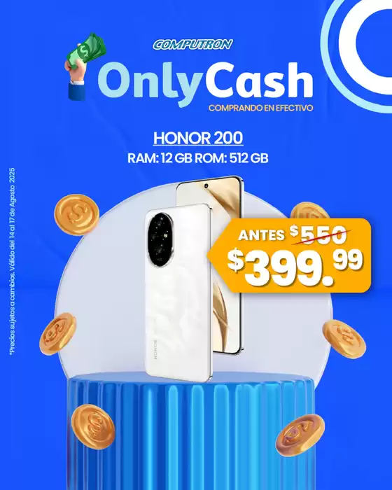 Catálogo Computron en Guayaquil | Honor 200 | 2025-08-14T00:00:00.000Z - 2025-08-17T00:00:00.000Z