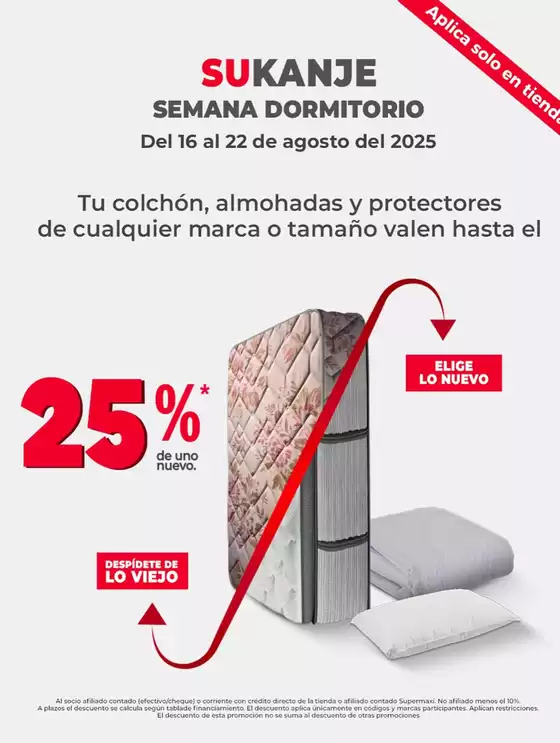 Sukanje 25%de uno nuevo