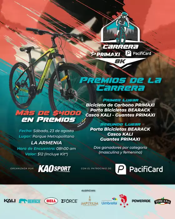 Premios de la carrera 