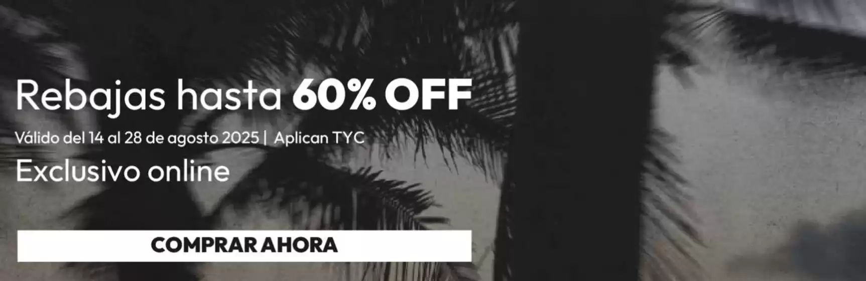 Rebajas hasta 60%off 