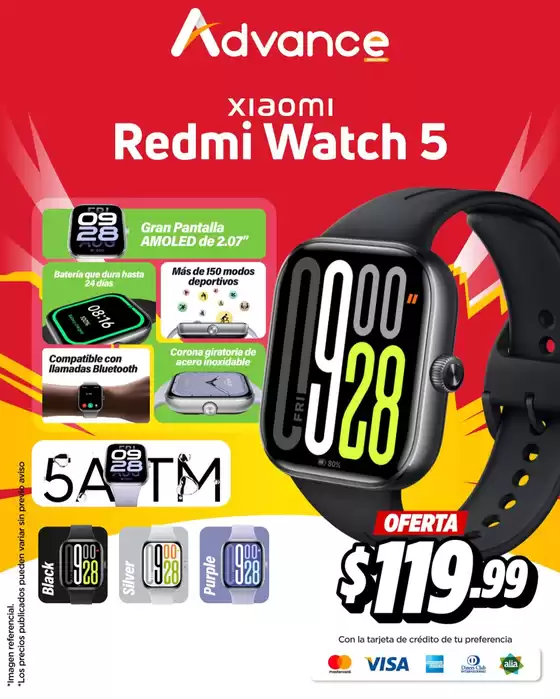 Catálogo Advance en Duran | Redmi watch 5 | 2025-08-19T00:00:00.000Z - 2025-08-30T00:00:00.000Z