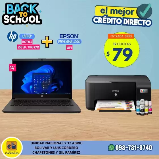 Catálogo Almacenes Chordeleg | Back to school  | 2025-08-26T00:00:00.000Z - 2025-09-06T00:00:00.000Z