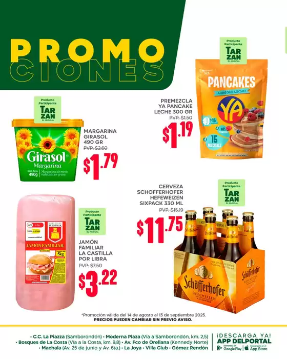 Catálogo Supermercados Delportal en Manta | Promocines  | 2025-08-27T00:00:00.000Z - 2025-09-13T00:00:00.000Z