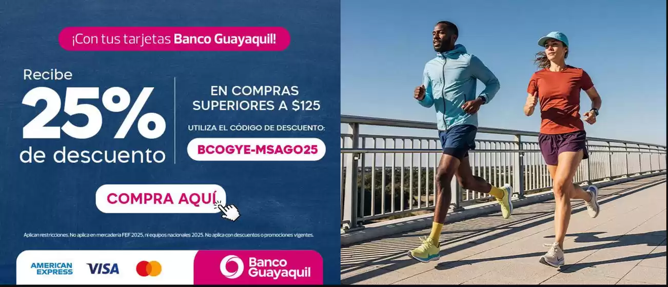 Recibe 25%de descuento 