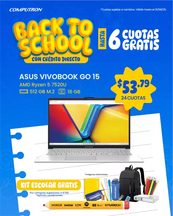 Catálogo Computron en Quito | Back to school  | 2025-08-29T00:00:00.000Z - 2025-08-31T00:00:00.000Z