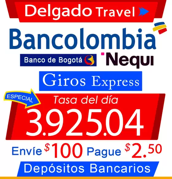Catálogo Banco Delbank en Sangolquí | Argetina giros express  | 2025-09-08T00:00:00.000Z - 2025-09-30T00:00:00.000Z