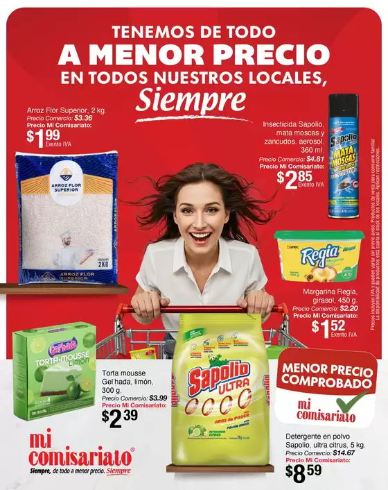 Catálogo Mi Comisariato en Manta | Ofertas y gangas exclusivas | 2025-09-11T00:00:00.000Z - 2025-09-25T00:00:00.000Z