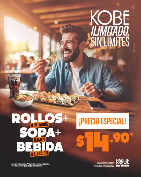 Catálogo Kobe Sushi Express en Daule | Kobe limitado sin limites  | 2025-09-12T00:00:00.000Z - 2025-09-30T00:00:00.000Z