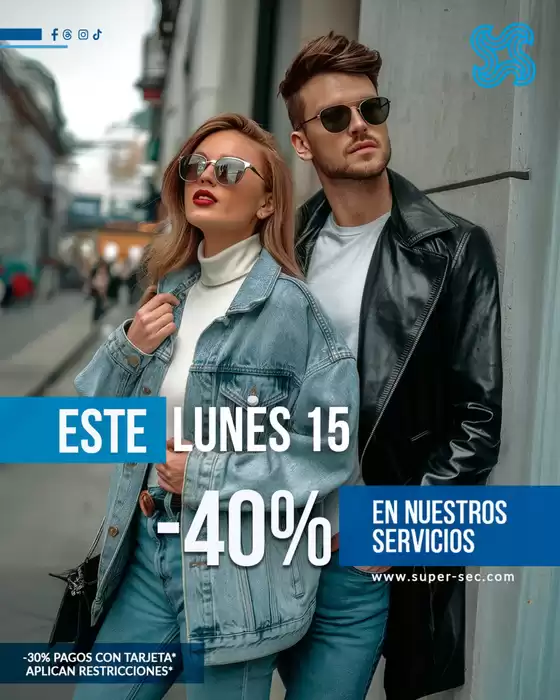 Catálogo Supersec Dry Cleaning | Este lunes -40% | 2025-09-15T00:00:00.000Z - 2025-09-15T00:00:00.000Z