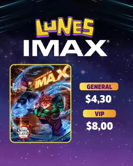 Catálogo Supercines en Duran | Lunes Imax  | 2025-09-15T00:00:00.000Z - 2025-09-15T00:00:00.000Z