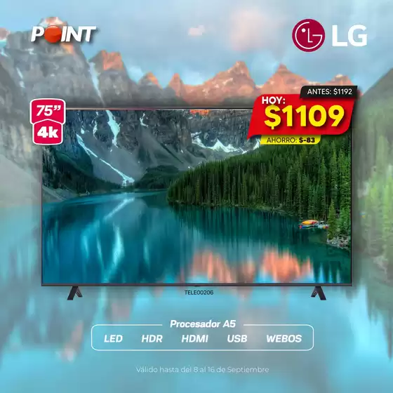 Catálogo Point | Ofertas principales para ahorradores | 2025-09-15T00:00:00.000Z - 2025-09-29T00:00:00.000Z