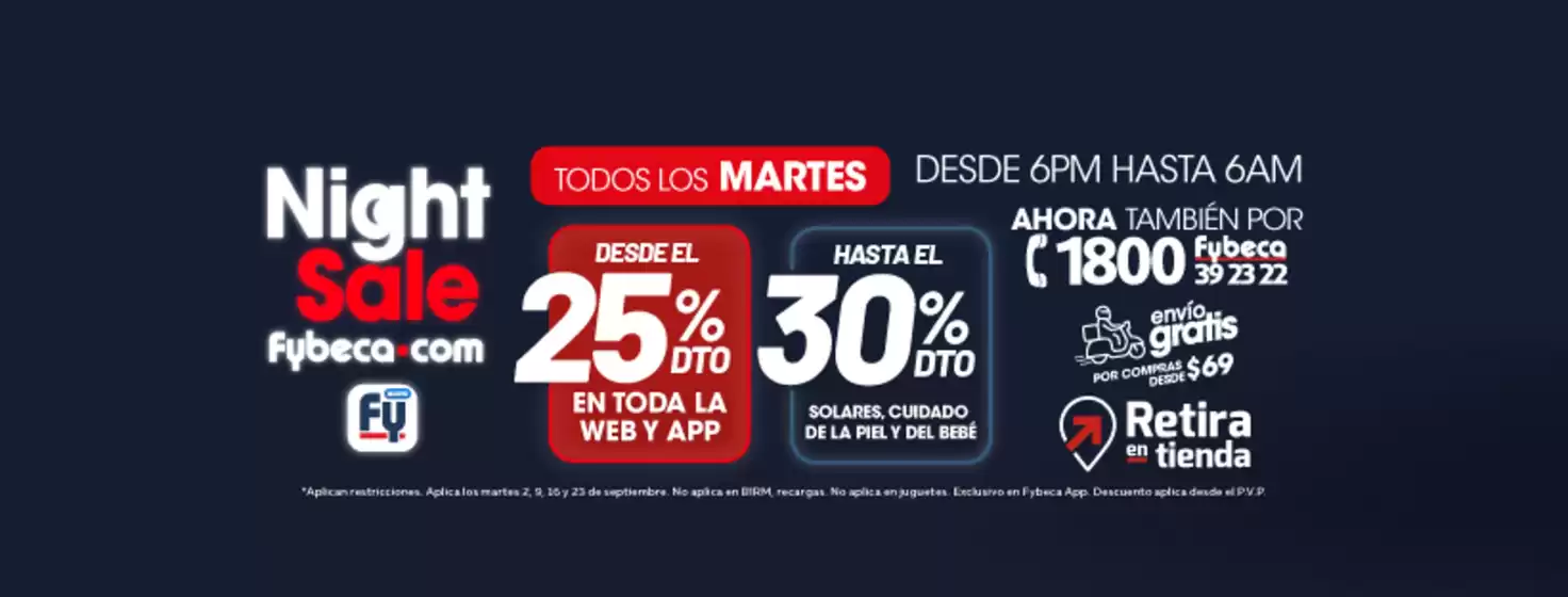 Catálogo Fybeca en Machala | Night Sale  | 2025-09-16T00:00:00.000Z - 2025-09-23T00:00:00.000Z