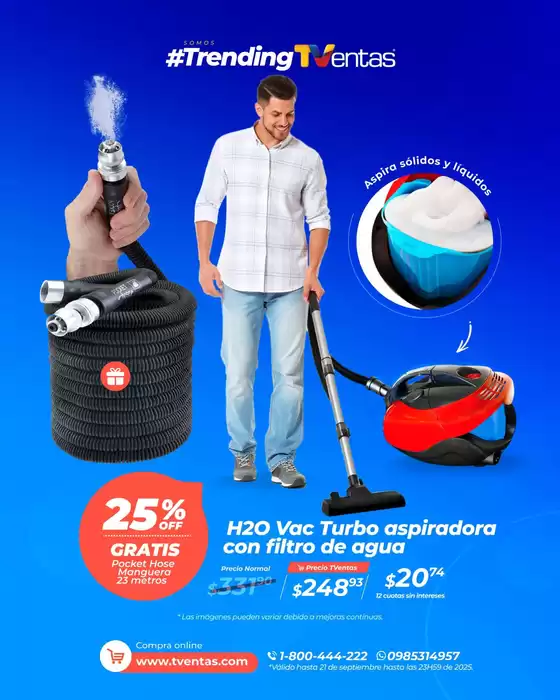 Catálogo TVentas en Cajabamba | Gangas y ofertas actuales | 2025-09-17T00:00:00.000Z - 2025-10-01T00:00:00.000Z