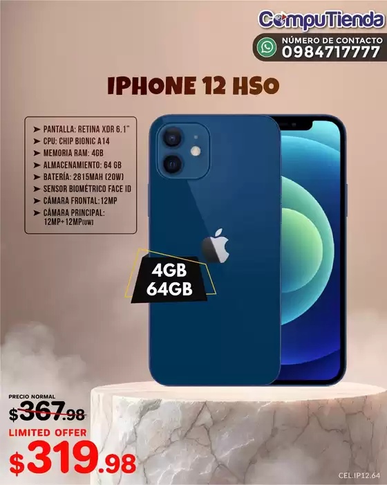 Catálogo CompuTienda en Sangolquí | Iphones ofertas! | 2025-09-18T00:00:00.000Z - 2025-09-30T00:00:00.000Z