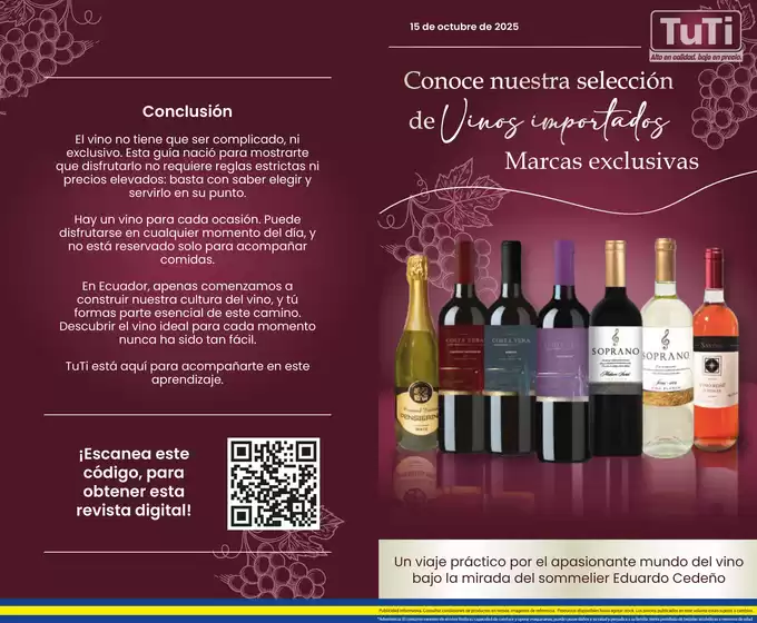 Volante vinos RV 1