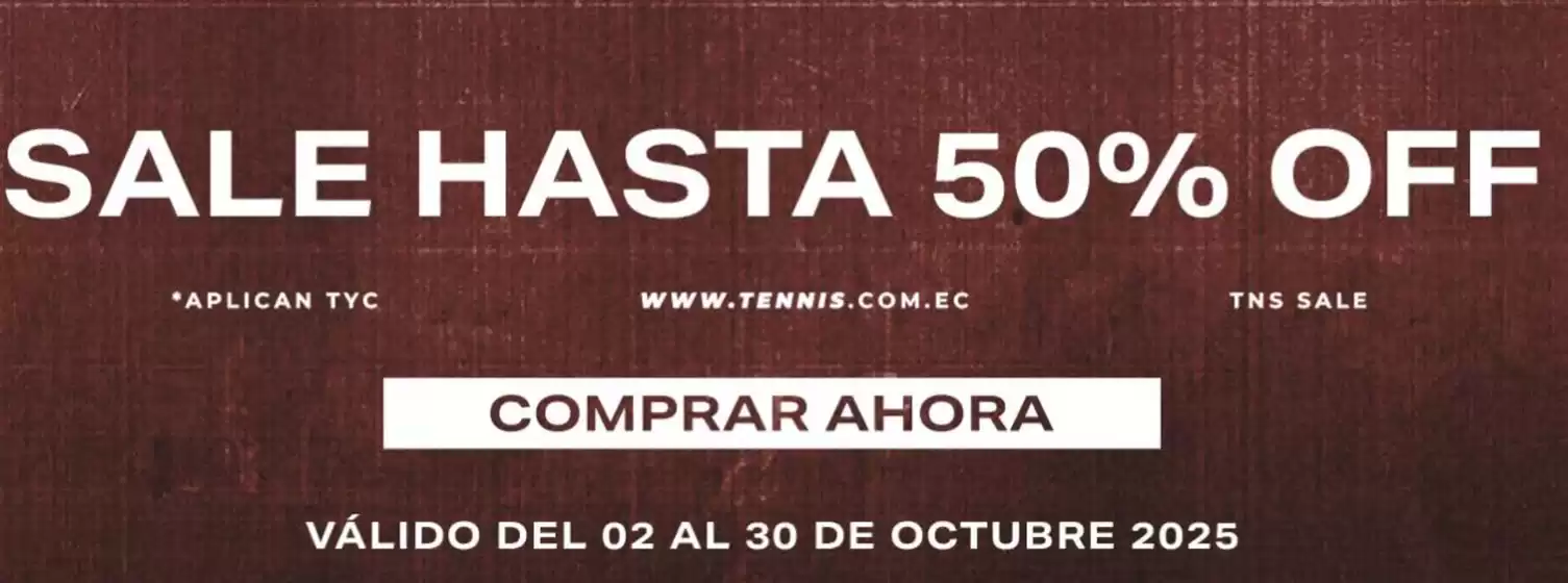 Sale hasta 50%off 
