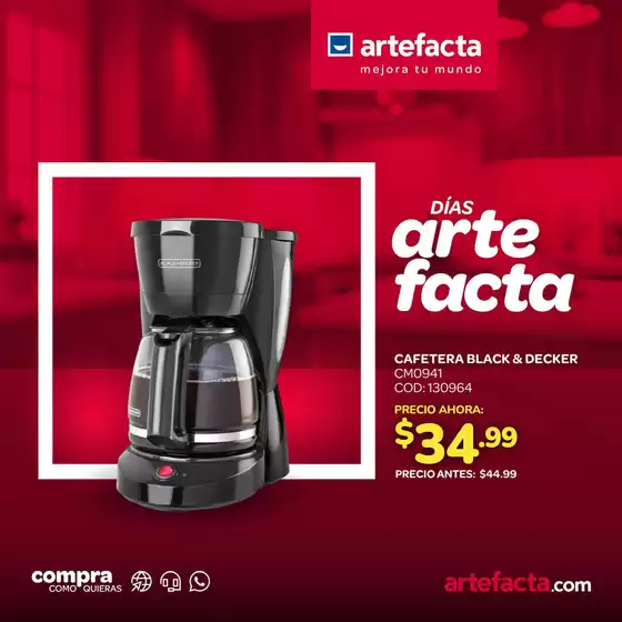 Catálogo Artefacta en Guayaquil | Ofertas exclusivas para nuestros clientes | 2025-10-09T00:00:00.000Z - 2025-10-23T00:00:00.000Z