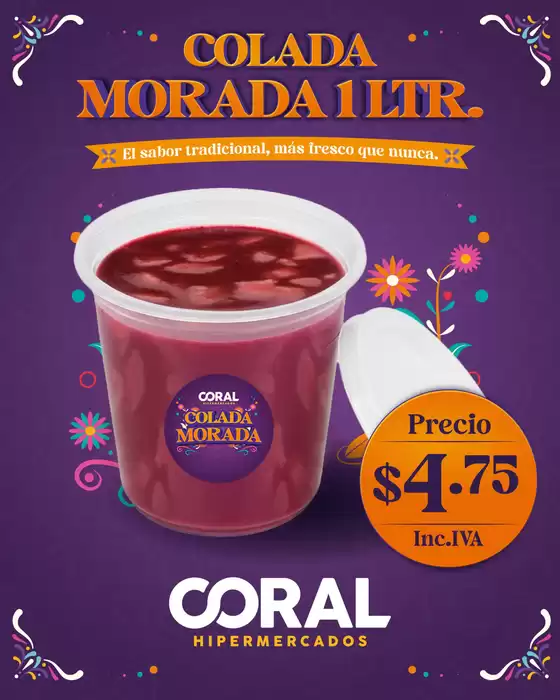 Catálogo Coral Hipermercados en Rocafuerte | El sabor tradicional  | 2025-10-14T00:00:00.000Z - 2025-10-26T00:00:00.000Z
