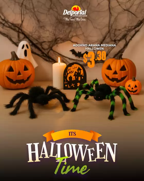 Catálogo Supermercados Delportal en Rocafuerte | Its halloween time  | 2025-10-14T00:00:00.000Z - 2025-10-31T00:00:00.000Z