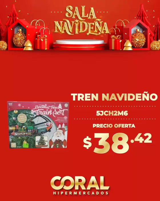 Catálogo Coral Hipermercados en Nobol Canton | Sala navidena  | 2025-10-16T00:00:00.000Z - 2025-12-01T00:00:00.000Z