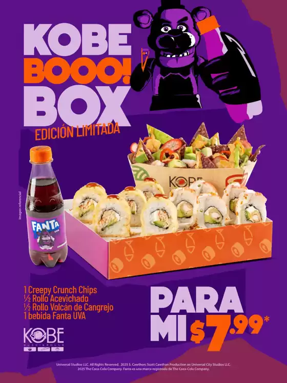 Catálogo Kobe Sushi Express en Sangolquí | Kobe boo! | 2025-10-17T00:00:00.000Z - 2025-10-31T00:00:00.000Z