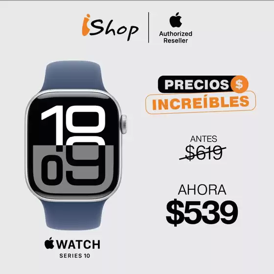 Catálogo iShop en Riobamba | Watch series 10 | 2025-10-17T00:00:00.000Z - 2025-10-31T00:00:00.000Z