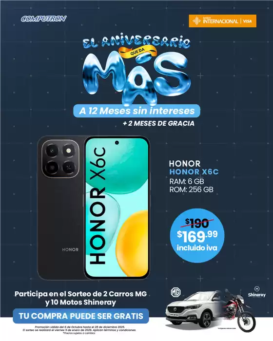 Catálogo Computron en Huaquillas | Gran variedad de ofertas | 2025-10-17T00:00:00.000Z - 2025-10-31T00:00:00.000Z