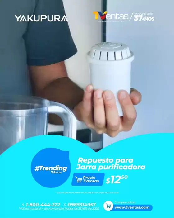 Catálogo TVentas en Guayaquil | Ofertas principales para todos los cazadores de gangas | 2025-10-18T00:00:00.000Z - 2025-11-01T00:00:00.000Z