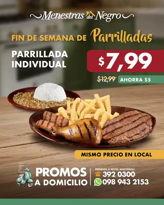 Catálogo Menestras del Negro en Quito | Parrillada individual  | 2025-10-20T00:00:00.000Z - 2025-10-31T00:00:00.000Z