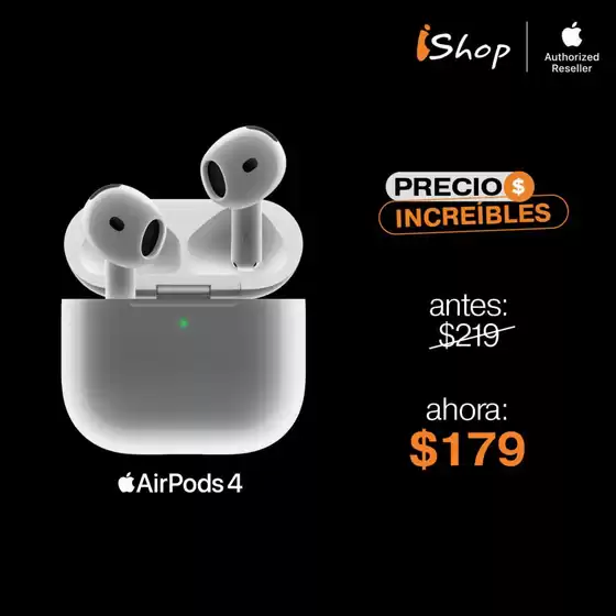 Catálogo iShop en Quevedo | Airpods4  | 2025-10-20T00:00:00.000Z - 2025-11-01T00:00:00.000Z